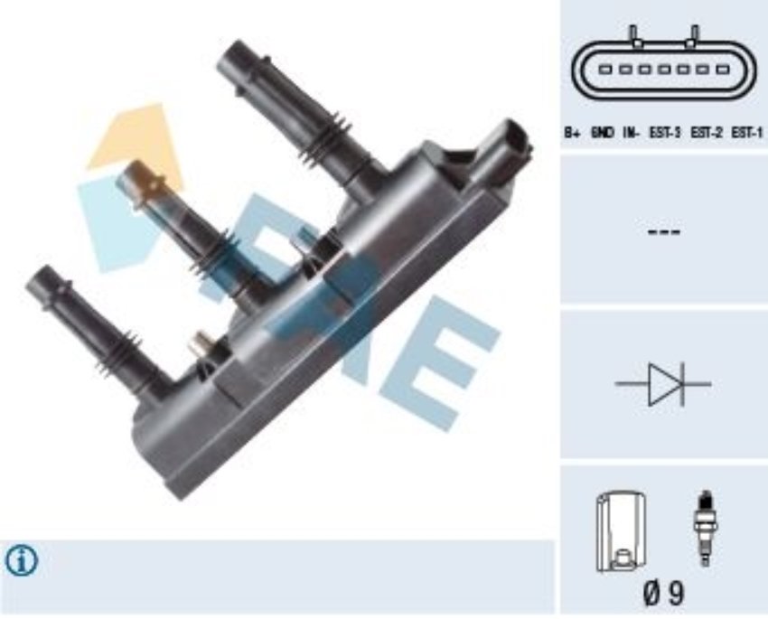 Fae 80258 Ateşleme Bobini Corsa D A12Xep - Z10Xep