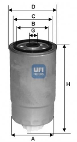 Ufı Mazot Filtresi Punto Ducato / Boxer / Jumper / Passat / Trans
