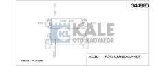 Kale 344920 Turbo Radyatörü Tourneo Connect 2002 Sonrası 1.8Dı 1.8 Tdcı Al