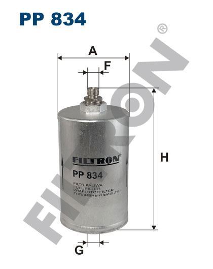 Filtron Pp834 Yakıt Filtresi Mercedes 190 (W201) (85-93)- (W124)