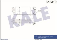 Kale 352310 Intercooler Berlıngo Xsara Pıcasso Partner 1.6 Hdı 02