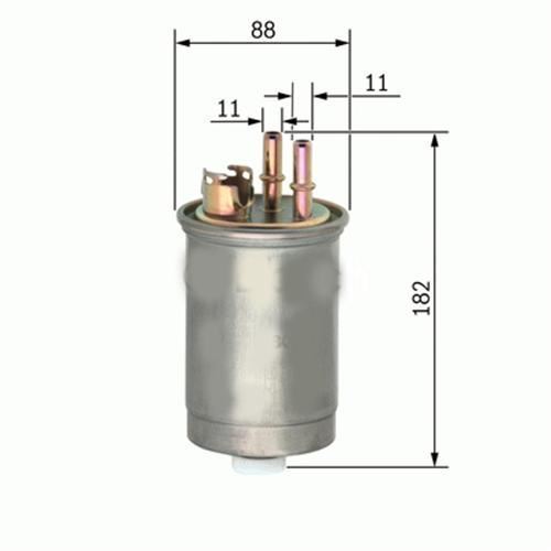 Ufı 24.412.00 Ufı Mazot Filtresi Doblo 1.9D