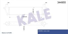 Kale 344955 Intercooler Radyatör Dmax  2012 Sonrası Euro5 898194004.0