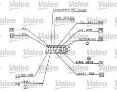 Valeo 251262 Silecek Kumanda Kolu 406