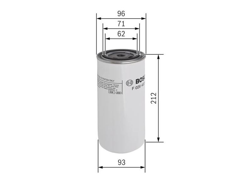 Bosch F026400453 Hava Filtresi
