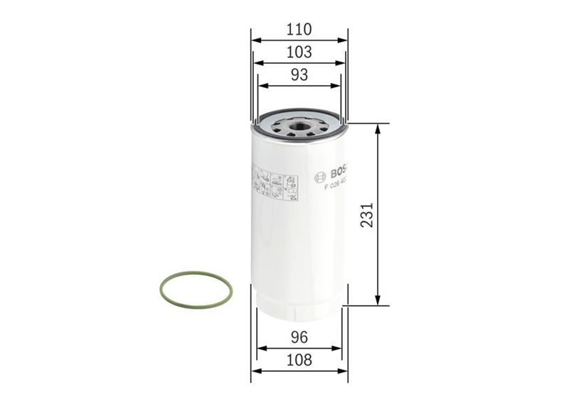Bosch F026400456 Hava Filtresi Rav4 06-11  2.2 D4D