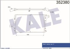 Kale 352380 Turbo Radyatörü Intercooler Audı A3 / A6 / Tt2.5 Tdı