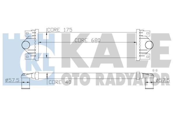 Kale 345000 Turbo Radyatörü Master Iı 1998 Sonrası 2.5 Dcı 2.8 Dtı / Movan