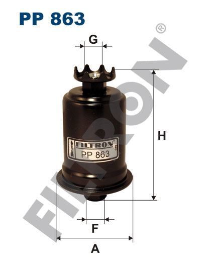 Filtron Pp863 Yakıt Filtresi Hyundaı Accent (X3) 1.3 75Hp 10/94-0