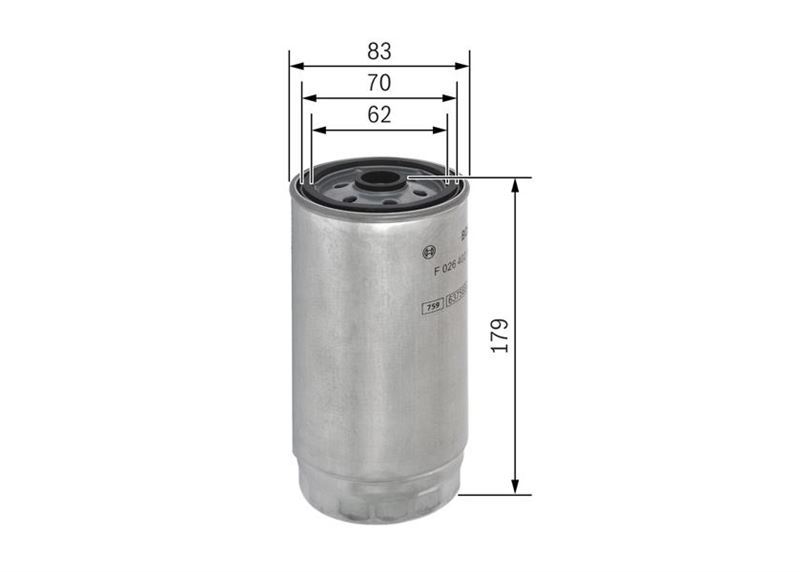 Bosch F026400482 Hava Filtresi