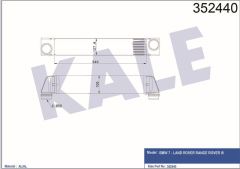 Kale 352440 Intercooler Bmw 7 E65-66-67-68 2002 Sonrası Range Rover Iıı 3.