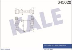 Kale 345020 Intercooler Radyatör Note 1.5Dcı 06-12 14461-9U20A
