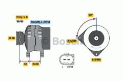 Bosch 121715103 Alternatör 14V 180A Crafter Passat Superb -Yetı 0