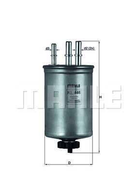 Knecht Kl446 Mazot Filtresi Focus Mondeo Iıı Transıt Connect 1.8