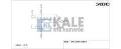 Kale 345040 Turbo Radyatörü Corsa C 2000 Sonrası 1.7 Dtı Combo 2000 Sonrası 1.7 Dtı