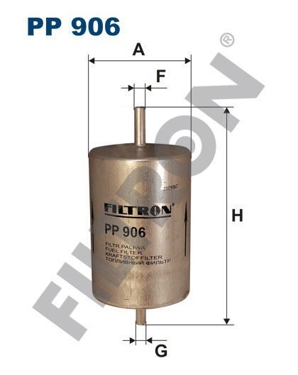 Filtron Pp906 Yakıt Filtresi R19 1.6 K7M Laguna 1.8-2.0 16V (93-0