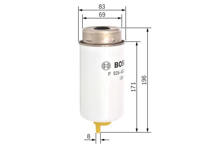Bosch F026400504 Hava Filtresi