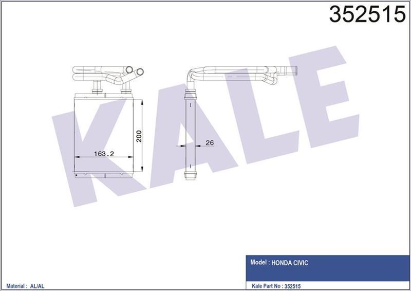 Kale 352515 Kalorifer Cıvıc