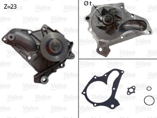 Valeo 506624 Su Pompası Carına