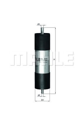 Knecht Kl658 Mazot Filtresi A6 04-11 / Exeo 2.0 Tdı