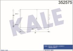 Kale 352575 Kondenser Renault Megane Iı / Scenıc Iı / Grand Scenı