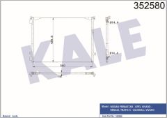 Kale 352580 Klima Radyatörü Prımastar Vıvaro Renaul Trafıc Iı 1.9