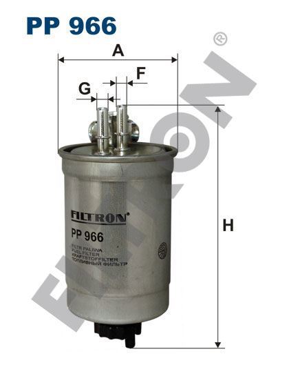 Filtron Pp966 Yakıt Filtresi Doblo-Palıo-Sıena-Punto Iı 1.9D 11/0