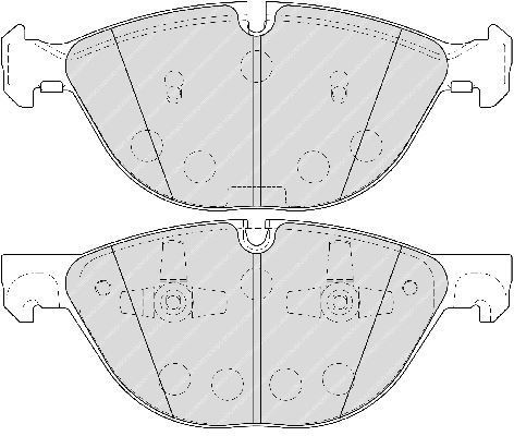 Ferodo Fdb4079 Fren Balatası Ön Bmw X5  E70 Bmw X6  E71