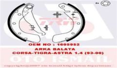 Trw Gs8542 Kampana Balata Astra F 1991 Sonrası Corsa B 1993 Sonrası Corsa C 2000 Sonrası Tıg