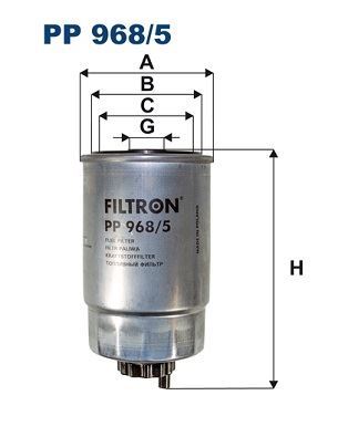 Filtron Pp968 Yakıt Filtresi Boxer 2.0Hdı-2.8Hdı 00=- Ducato 2.0J