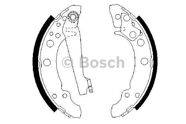 Bosch 986487002 Kampana Balata Golf I 74- Golf Iı 1983 Sonrası Golf Iıı 91