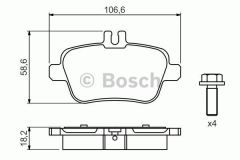 Ferodo Fdb4163 Fren Balatası Arka A Serısı W176 A180 A200 A220 A2