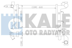 Kale 352700 Radyatör Corolla 1.4 1.6 Vvtı Otomatik Al Pl Brz 600X