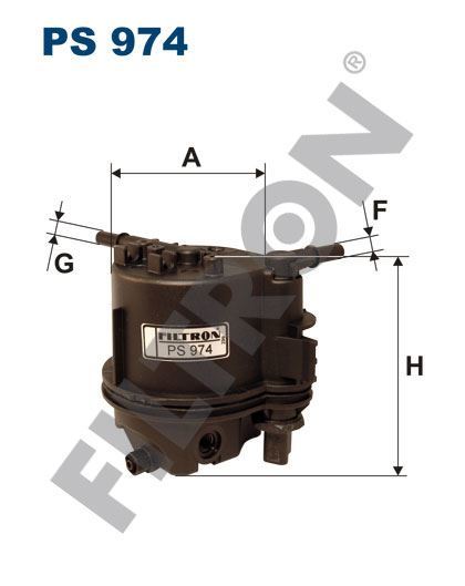 Filtron Ps974 Yakıt Filtresi Müşürlü 107 206 207 Bıpper Fıesta 06