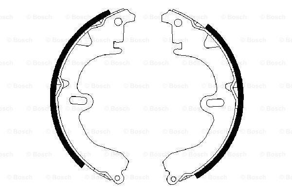 Bosch 986487203 Kampana Balata Corolla 92-98 Camry 83-91 Carına E