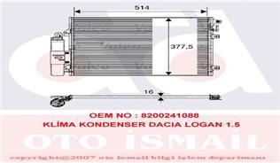 Kale 345285 Klima Radyatörü Clıo Iı Symbol 1999 Sonrası / Logan I 2004 Sonrası Sand