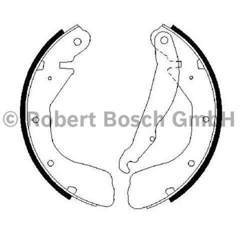 Bosch 986487263 Kampana Balata Astra F 1991 Sonrası Corsa B 1993 Sonrası Corsa C 00