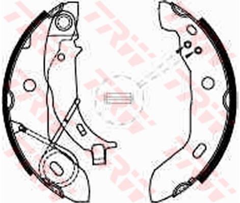 Trw Gs8627 Kampana Balata Mercedes W168 98-05