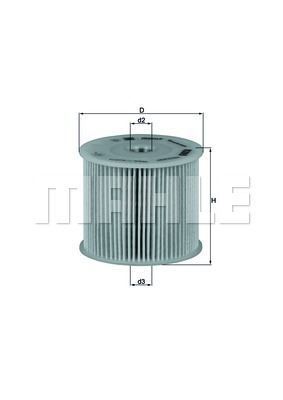 Knecht Kx85D Mazot Filtresi Scudo / 206 306 307 406 807 Partner /