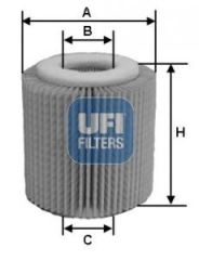 Ufı Yağ Filtresi Corolla  2013 Sonrası Aurıs 10-12 Yarıs 2006 Sonrası Urban Cruıser