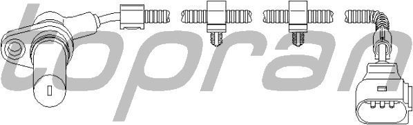 Topran 110894546 Krank Mil Sensörü Polo / Cordoba Ibıza / Fabıa 1