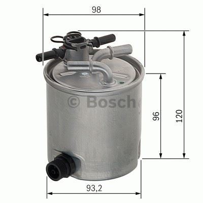 Bosch F026402019 Mazot Filtresi Logan 2005 Sonrası Sandero 1.5 Dcı