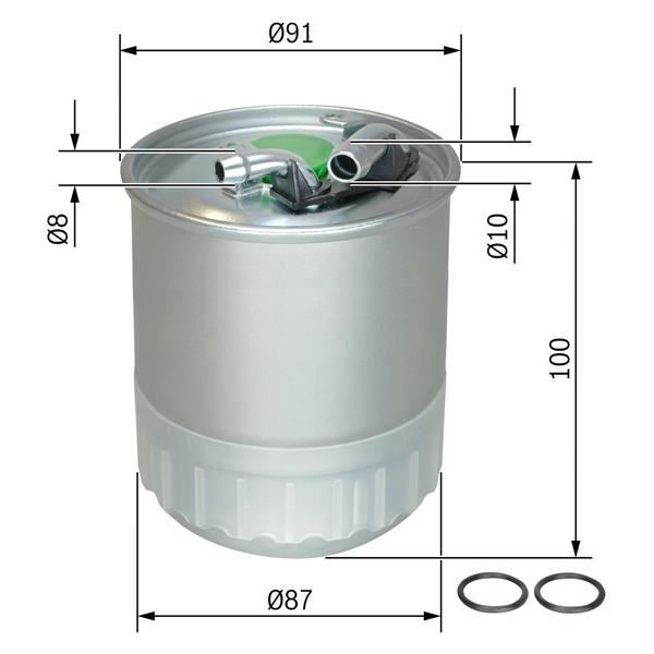 Bosch F026402032 Mazot Filtresi Daf Temsa Cf 85 Xf 105 Cf 75 Safa