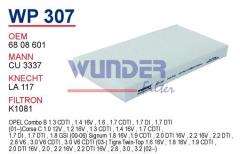 WUNDER WP307 POLEN FİLTRESİ - OPEL VECTRA C