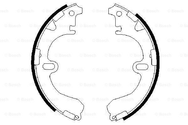 Bosch 986487422 Kampana Balata Corolla 88-92 200X37