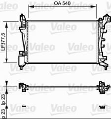 VALEO 735097 SU RADYATÖRÜ GRANDE PUNTO 08- 1.3 MJTD MT / CORSA D