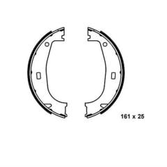 Bosch 986487520 El Fren Balatası Bmw 3  E36 Bmw Z3  E36 160X25