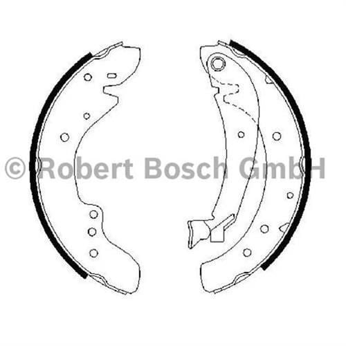 Bosch 986487521 Kampana Balata 14Q Ducato 94-02 / Boxer 94-02 / J