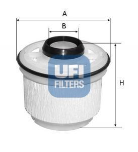 Ufı Mazot Filtresi Hılux Vıgo 06-11 / D-Max  2012 Sonrası 2.5 Crdı