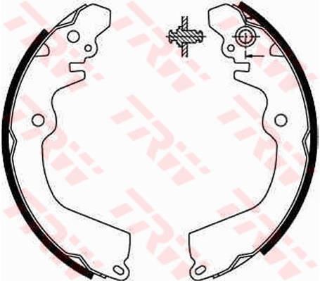 Trw Gs8666 Kampana Balata Space Runner  91-99 Carısma 95-06 Colt